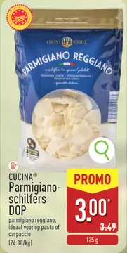 Aanbieding: CUCINA® Parmigiano-schilfers DOP