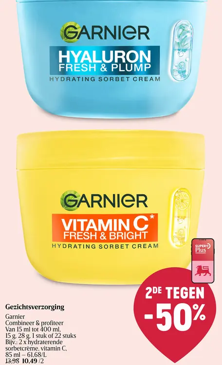 Promotie: Garnier Gezichtsverzorging