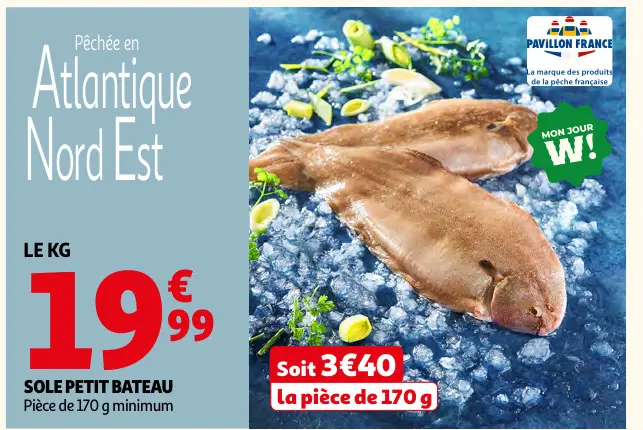 Offre: Sole petit bateau