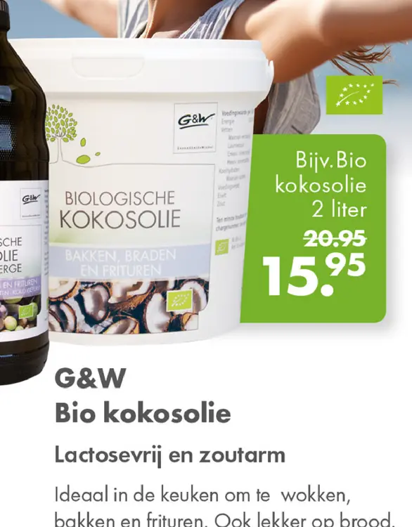 Aanbieding: Bio kokosolie