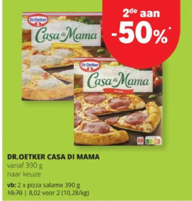 Promotie: Casa di Mama vanaf 390 g