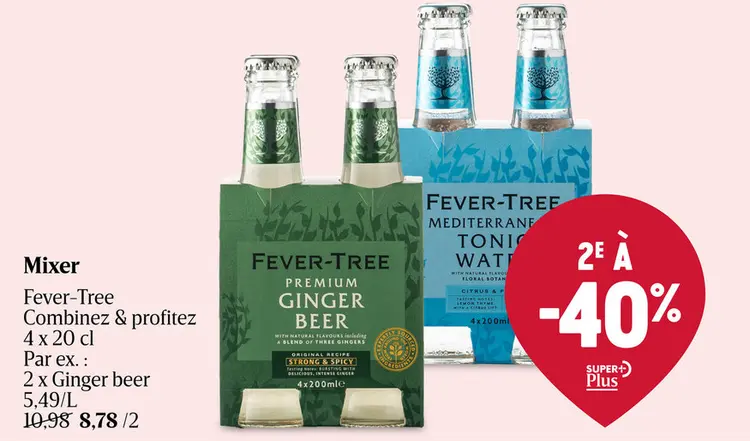 Offre: Fever-Tree Ginger Beer