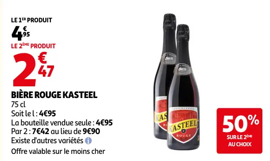 Promotie: Bière rouge