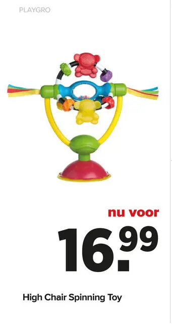 Aanbieding: High Chair Spinning Toy