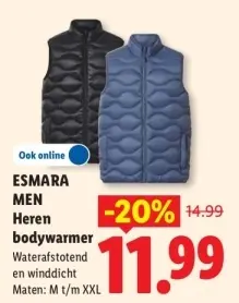 Aanbieding: Heren bodywarmer