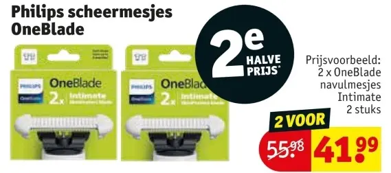 Promotie: Scheermesjes OneBlade