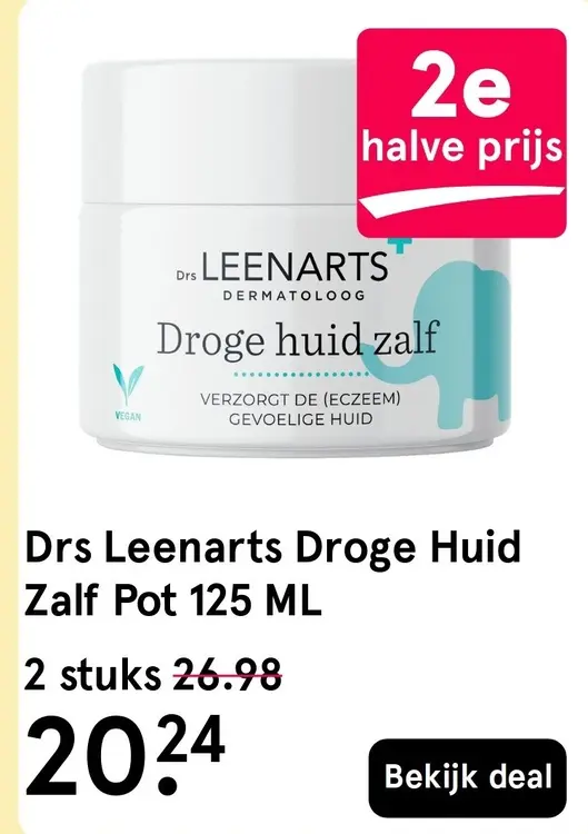 Aanbieding: Drs Leenarts Droge Huid Zalf Pot