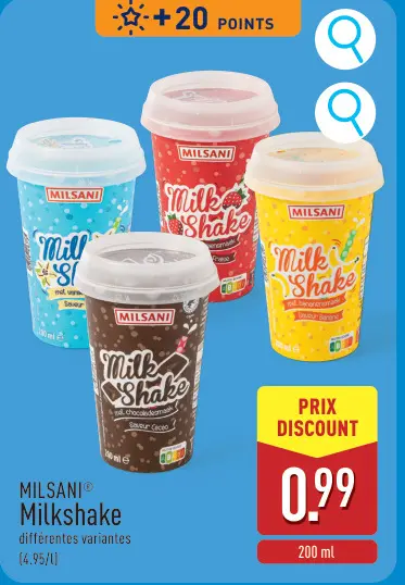 Offre: Milkshake