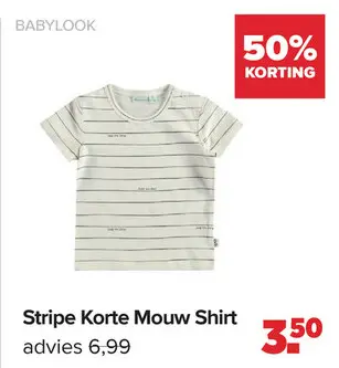 Aanbieding: Stripe Korte Mouw Shirt