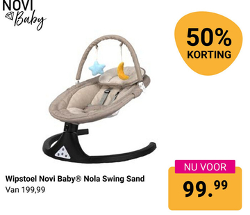 Aanbieding: Wipstoel Novi Baby® Nola Swing Sand
