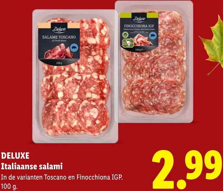 Aanbieding: Deluxe Italiaanse salami