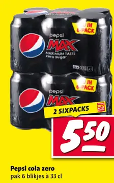 Aanbieding: Pepsi cola zero