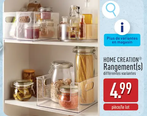 Offre: Rangement(s)