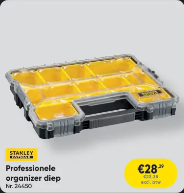 Promotie: Professionele organizer diep