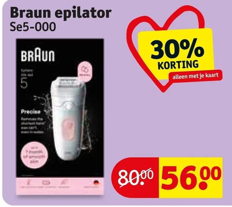 Promotie: epilator Se5-000