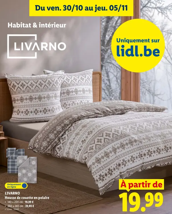 Offre: Housse de couette en polaire