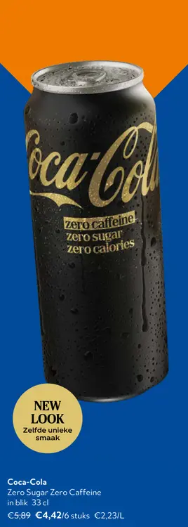 Promotie: Zero Sugar Zero Caffeine