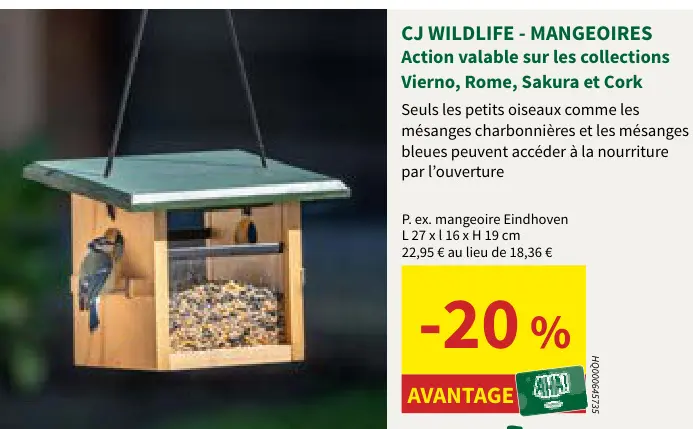 Offre: Mangeoire Eindhoven