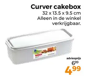 Aanbieding: Curver cakebox