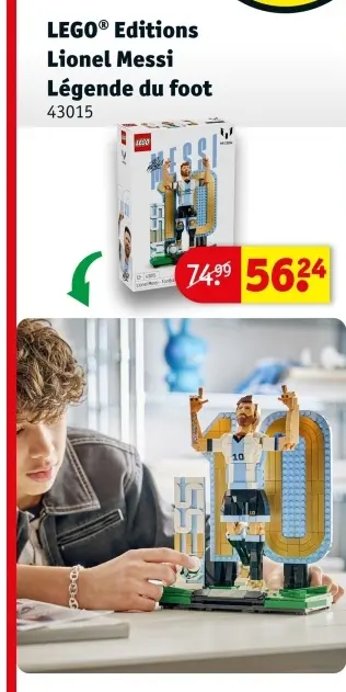 Offre: LEGO® Editions Lionel Messi Légende du foot