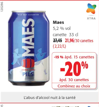 Offre: Bière canette