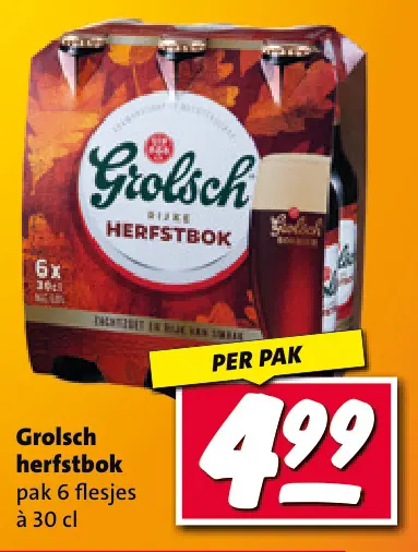Aanbieding: Grolsch herfstbok