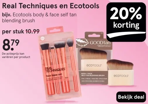 Aanbieding: Real Techniques en Ecotools