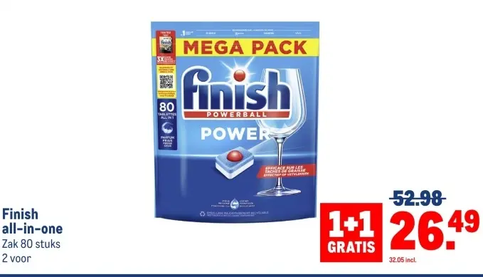 Aanbieding: Finish all-in-one