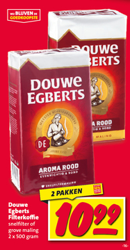 Aanbieding: Douwe Egberts Filterkoffie