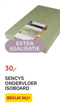 Aanbieding: SENCYS ONDERVLOER ISOBOARD