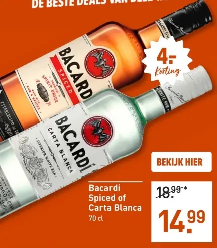 Aanbieding: Bacardí carta blanca superior white rum