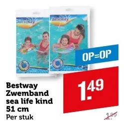 Aanbieding: Bestway Zwemband sea life kind