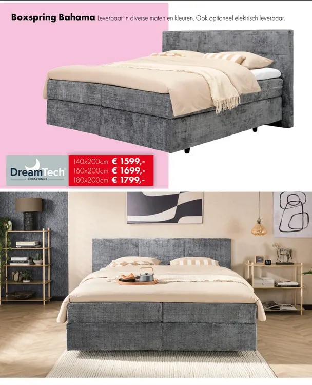 Promotie: Everglow boxspring