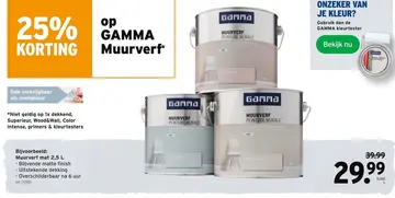 Aanbieding: Muurverf mat