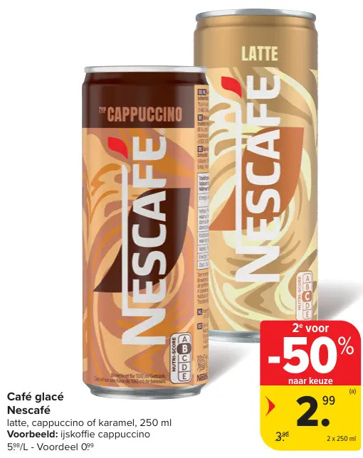Promotie: Café glacé