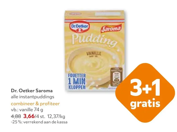 Promotie: Pudding Vanille