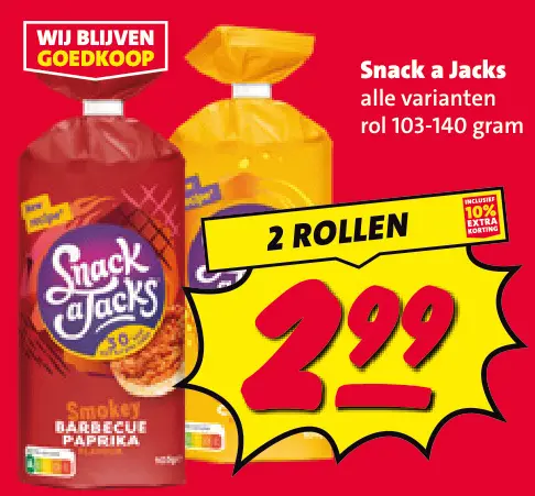 Aanbieding: Snack a Jacks