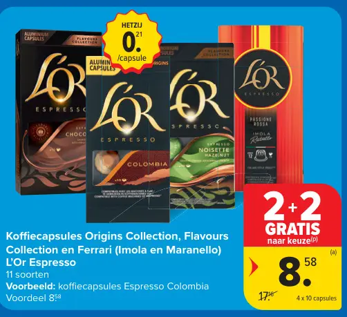 Promotie: L'Or Koffiecapsules 