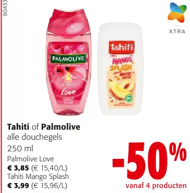 Promotie: alle douchegels