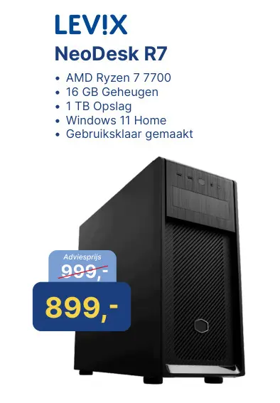 Aanbieding: LEV!X NeoDesk R7