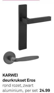 Aanbieding: deurkrukset Eros