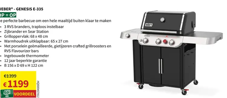 Promotie: Weber® - genesis e-335