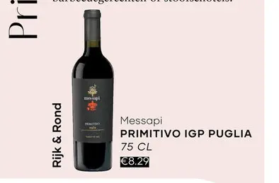 Aanbieding: Primitivo igp puglia