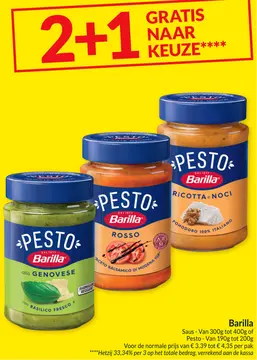 Aanbieding: Barilla Pesto