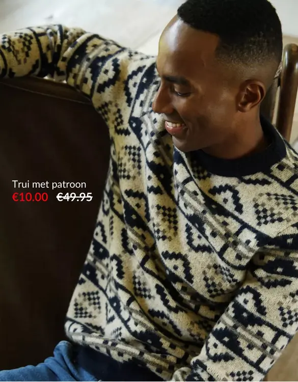 Promotie: Trui met patroon