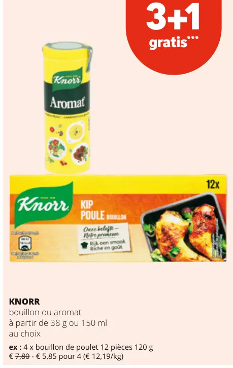 Offre: bouillon ou aromat