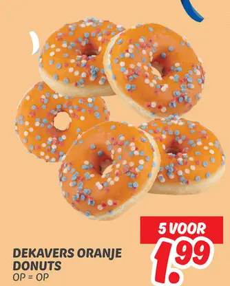 Oranje donuts