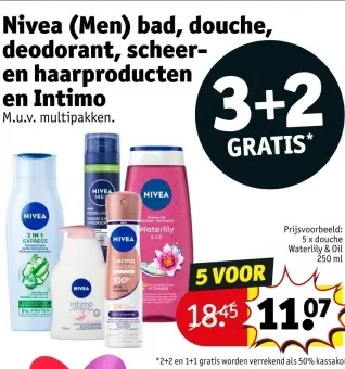 Promotie: Nivea (Men) bad, douche, deodorant, scheer- en haarproducten