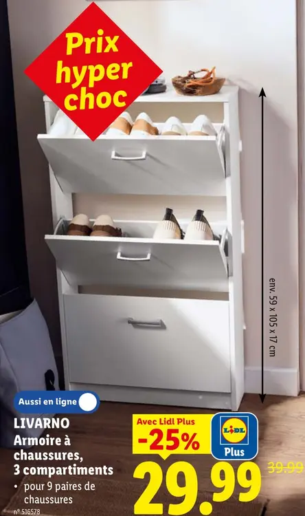 Offre: Armoire à chaussures