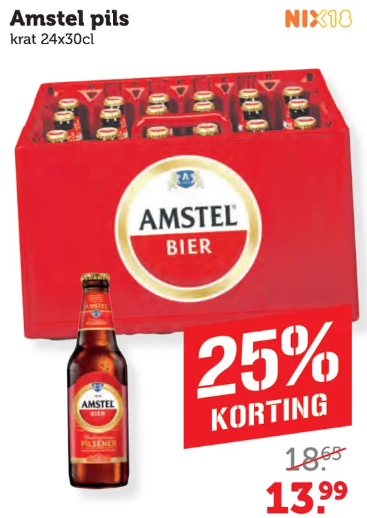 Aanbieding: Amstel pils